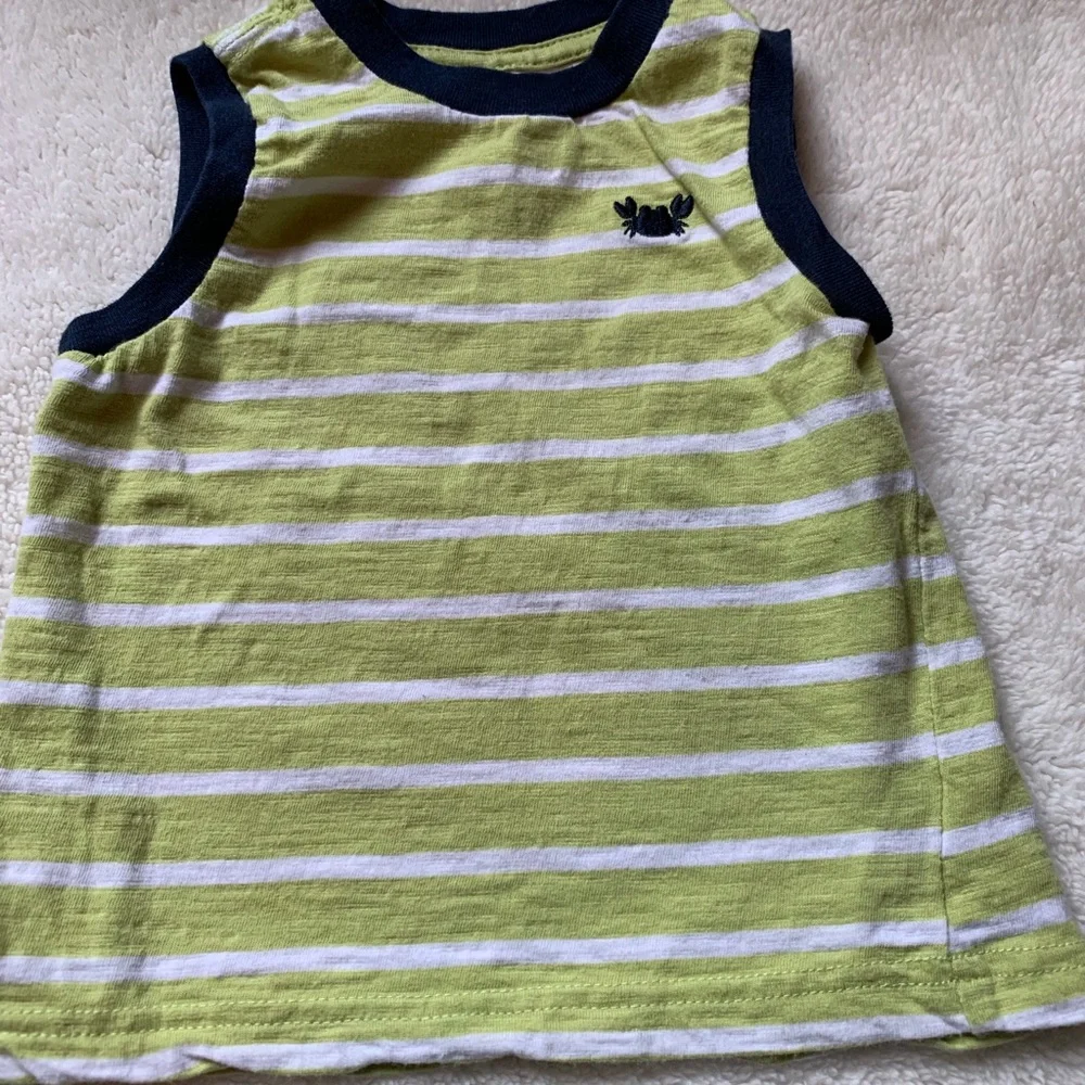 Little Me Garanimals Boys Tank Top Shorts Outfit Size 18M
